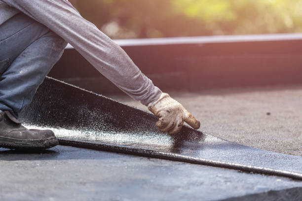 Professional Emergency Waterproofing technician working in Burlington, KY